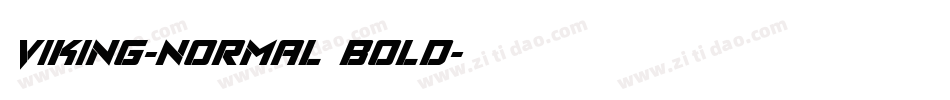 Viking-Normal Bold字体转换